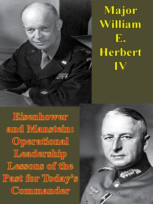 cover image of Eisenhower and Manstein